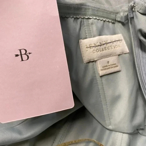 NWT BHLDN Jenny Yoo Ryder Convertible Maxi Dress Wedding Strapless Flowy Green - Picture 9 of 15